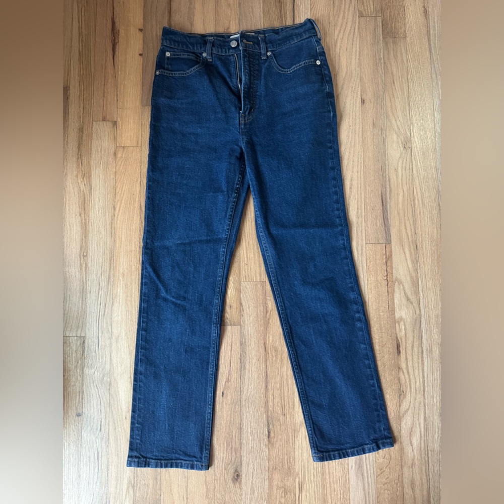 Everlane Way High Slim Jean - Dark - Size 28